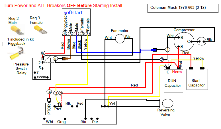 coleman mach 3 wiring diagram
