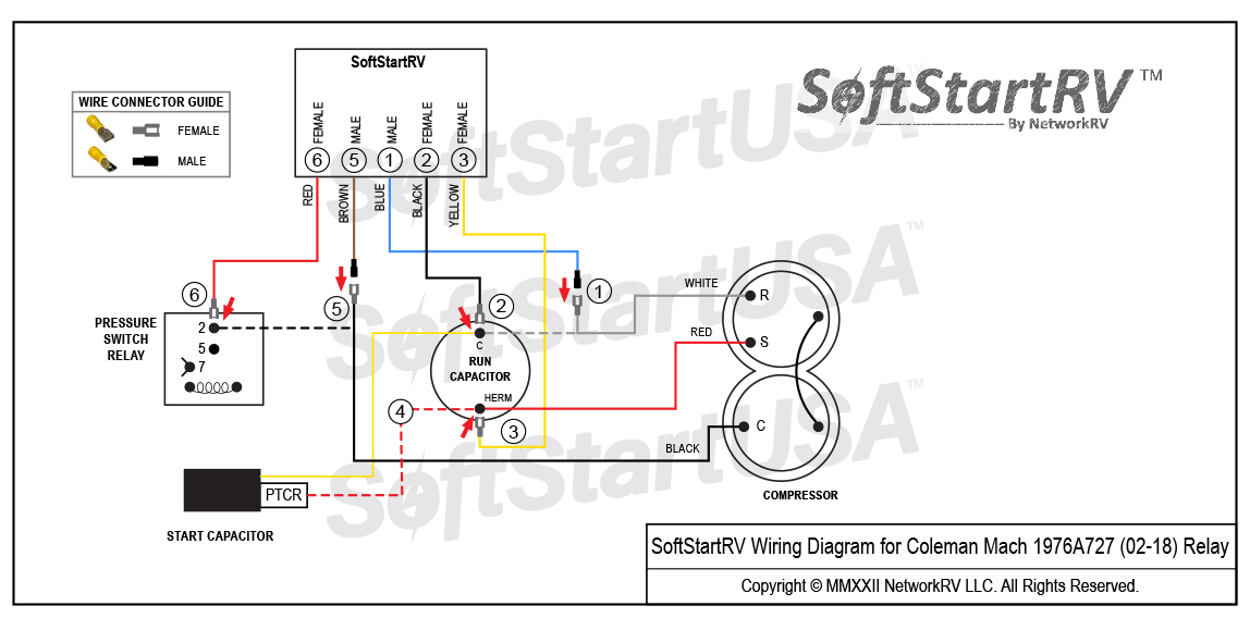 Coleman Mach 1976A727 (0218) Relay SoftStartRV