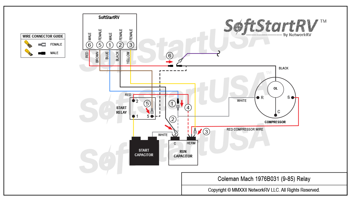 Coleman Mach 1976B031 (985) Relay SoftStartRV